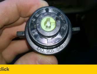 Как поменять контактную группу замка зажигания Audi 100 S4