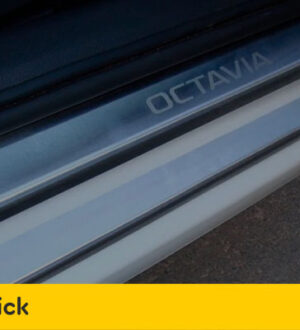 Накладки на пороги автомобиля Шкода Октавия А7