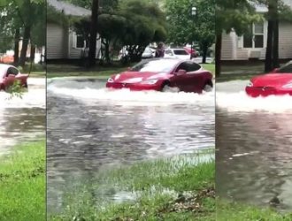 Электромобиль и вода. Безопасно ли ездить на электромобилях в дождь