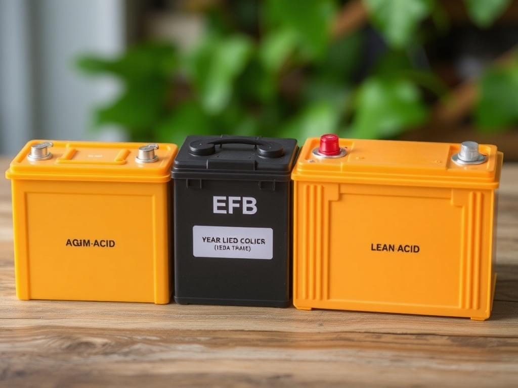 Сравнение аккумуляторов: AGM, EFB, свинцово‑кислотные